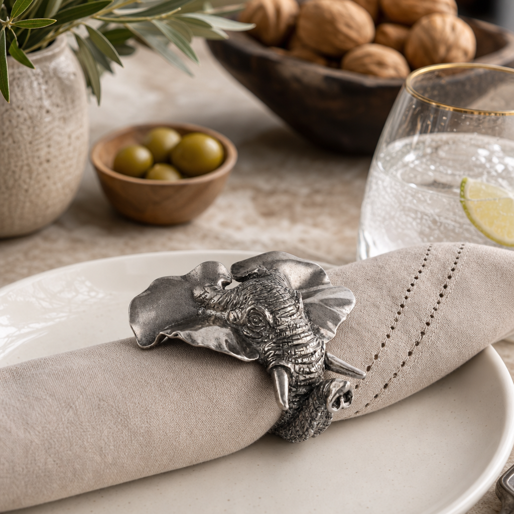 Elephant Napkin Ring 7