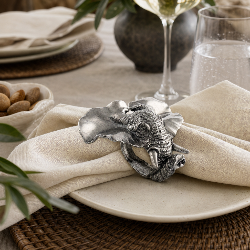 Elephant Napkin Ring 8