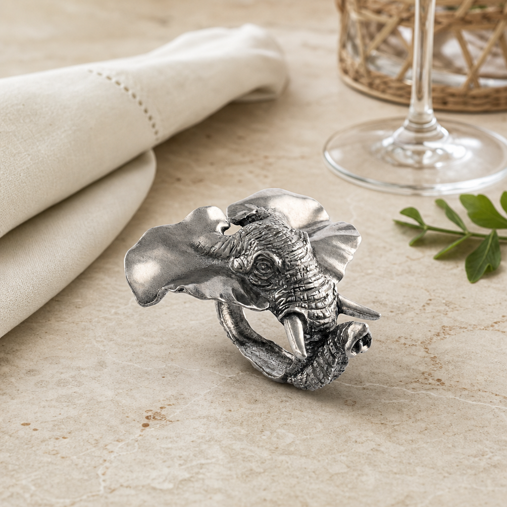 Elephant Napkin Ring 4