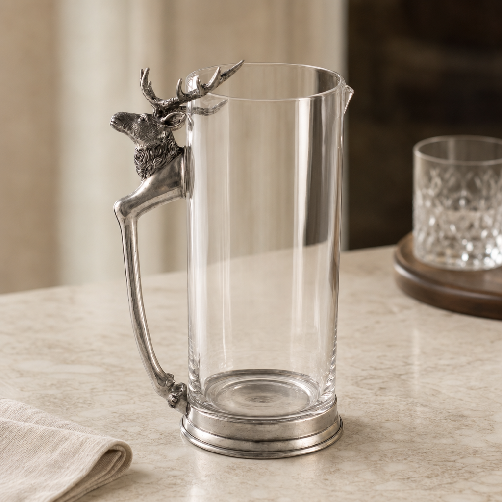 Deer Glass Pitcher 3