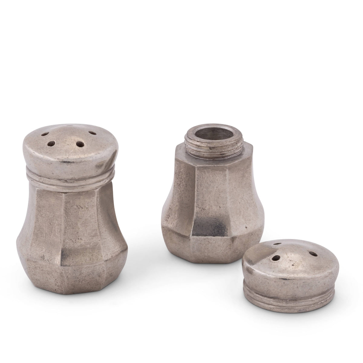 Mini Pewter Salt and Pepper