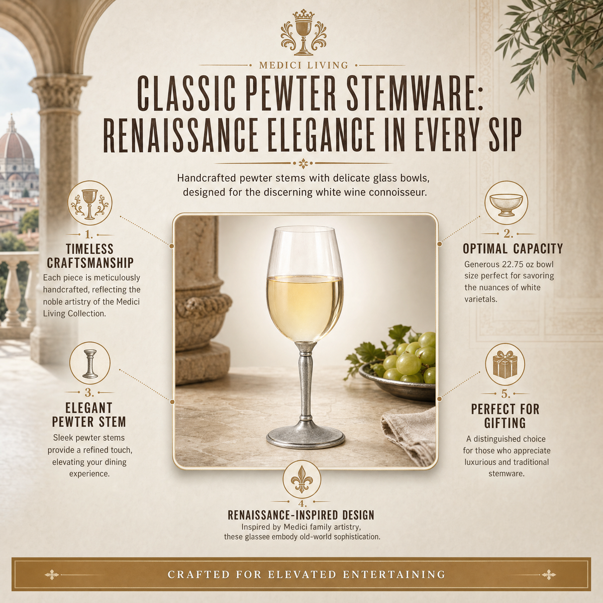 Classic Pewter Stemware 4