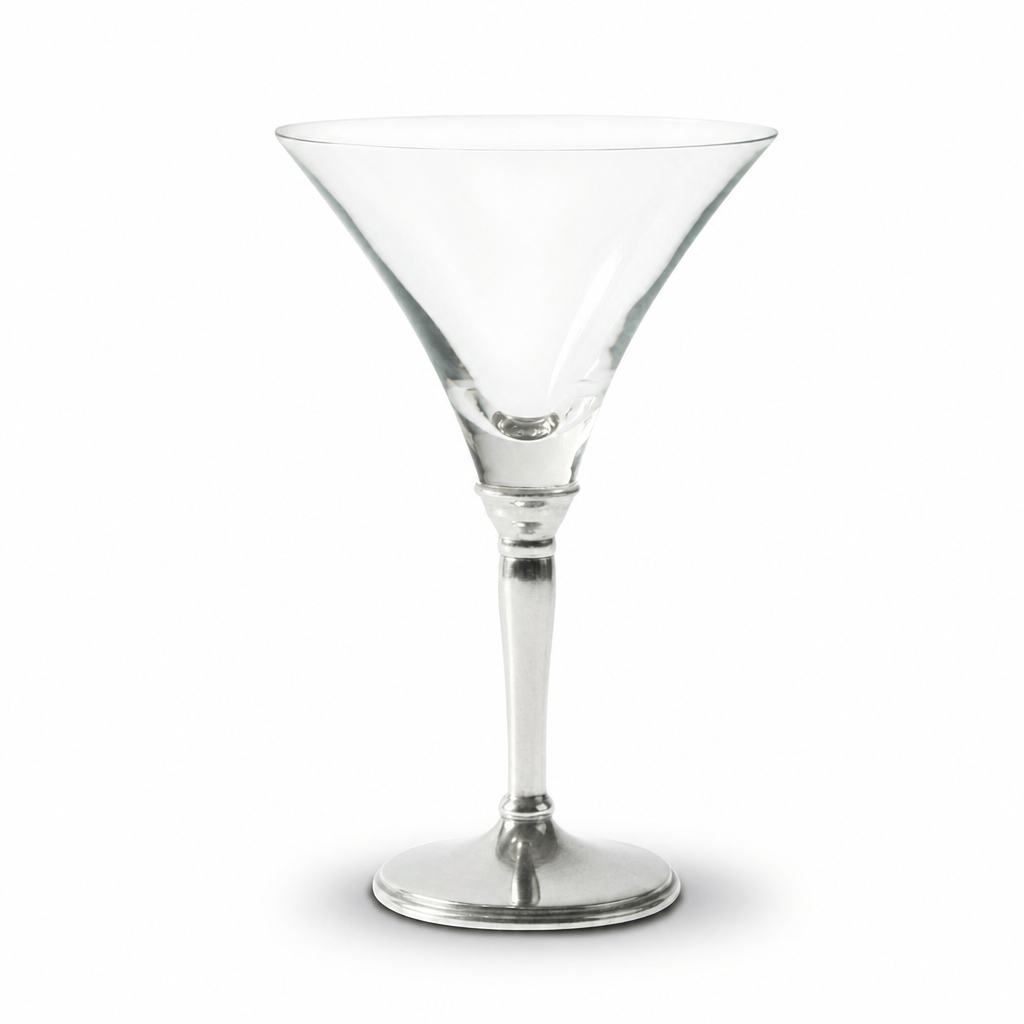Classic Pewter Stem Cocktail Glass 1