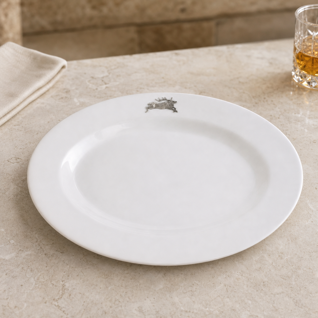 Running Elk Stoneware Serving Tray 3
