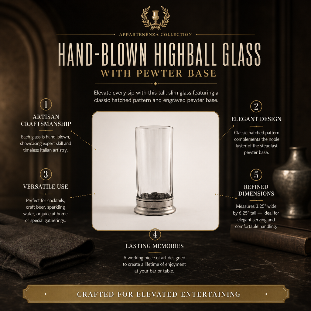 Highball - Hatched Glass 11