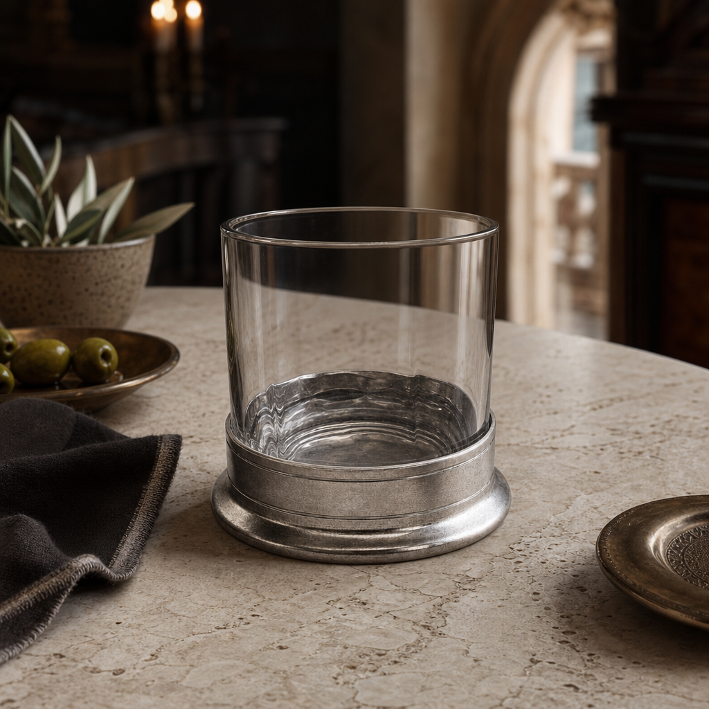 Double Old-Fashioned - Hatched Glass 8