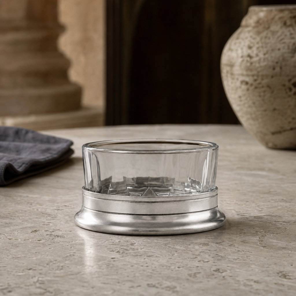 Nut Bowl Hatched Glass 4