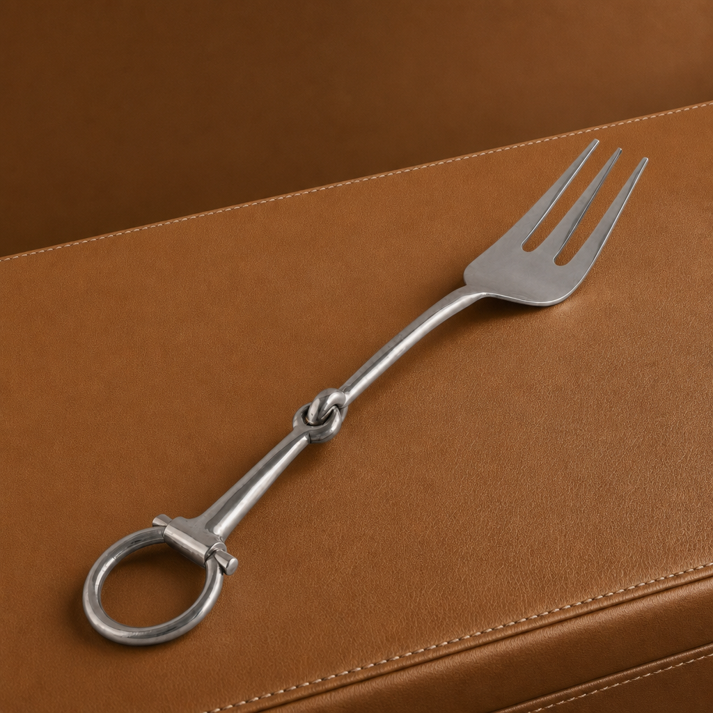 Bit Serving Fork - Stainless Steel Matt Silver 1
