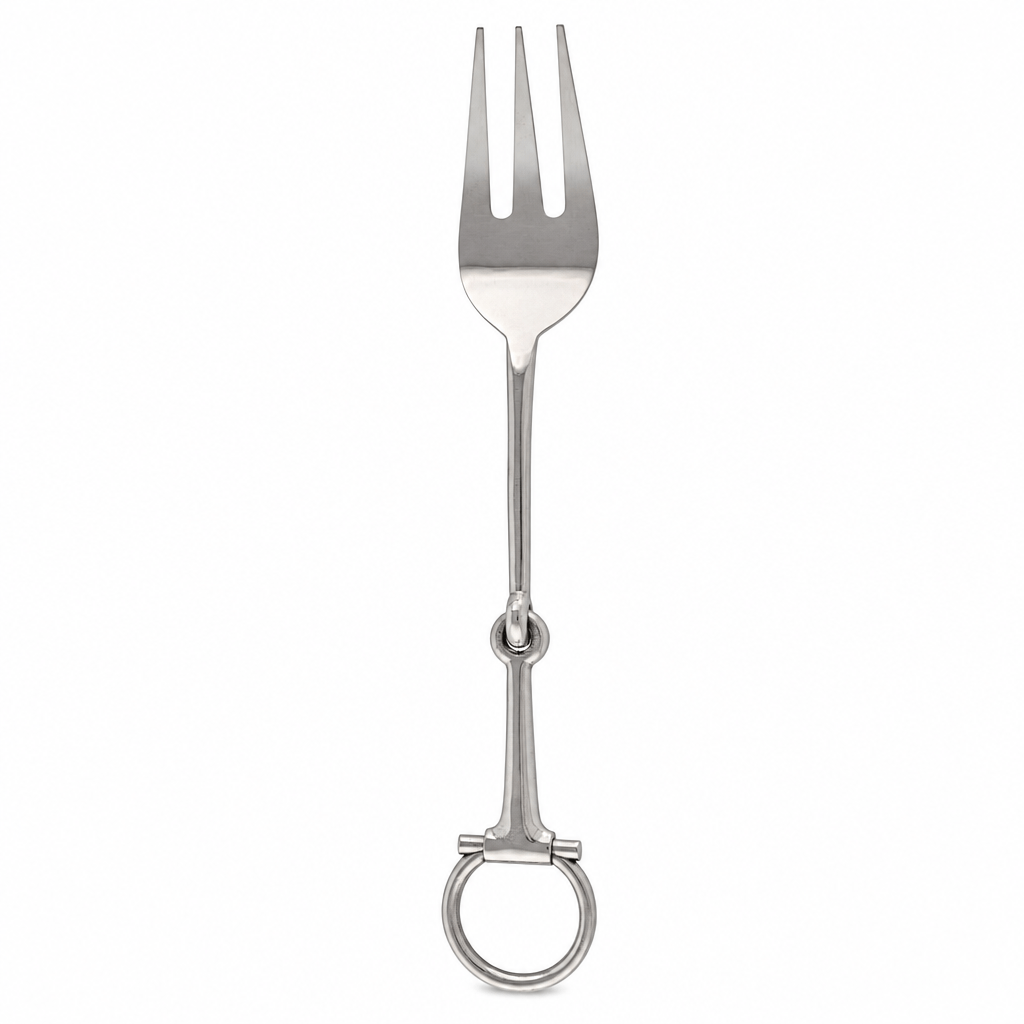 Bit Serving Fork - Stainless Steel Matt Silver 8