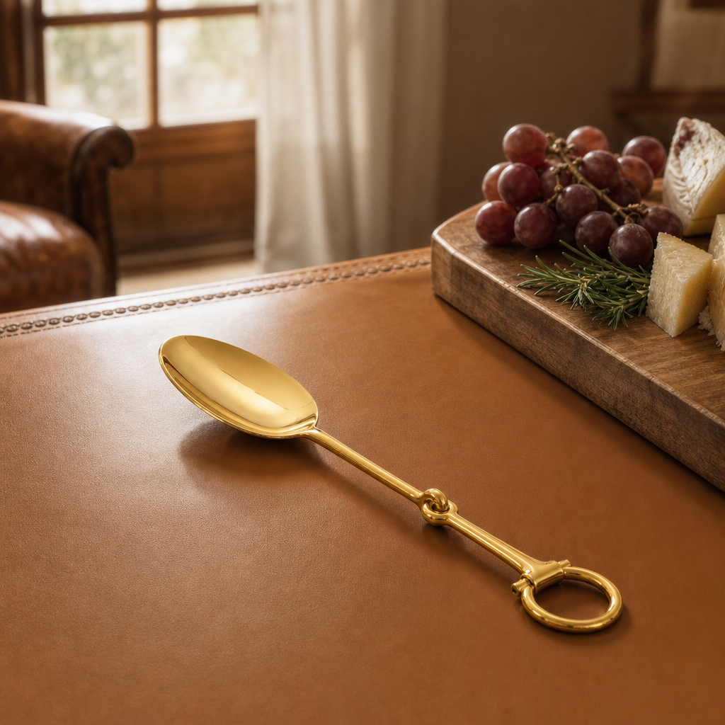 Bit Serving Spoon - Stainless Steel Shiny Gold 6