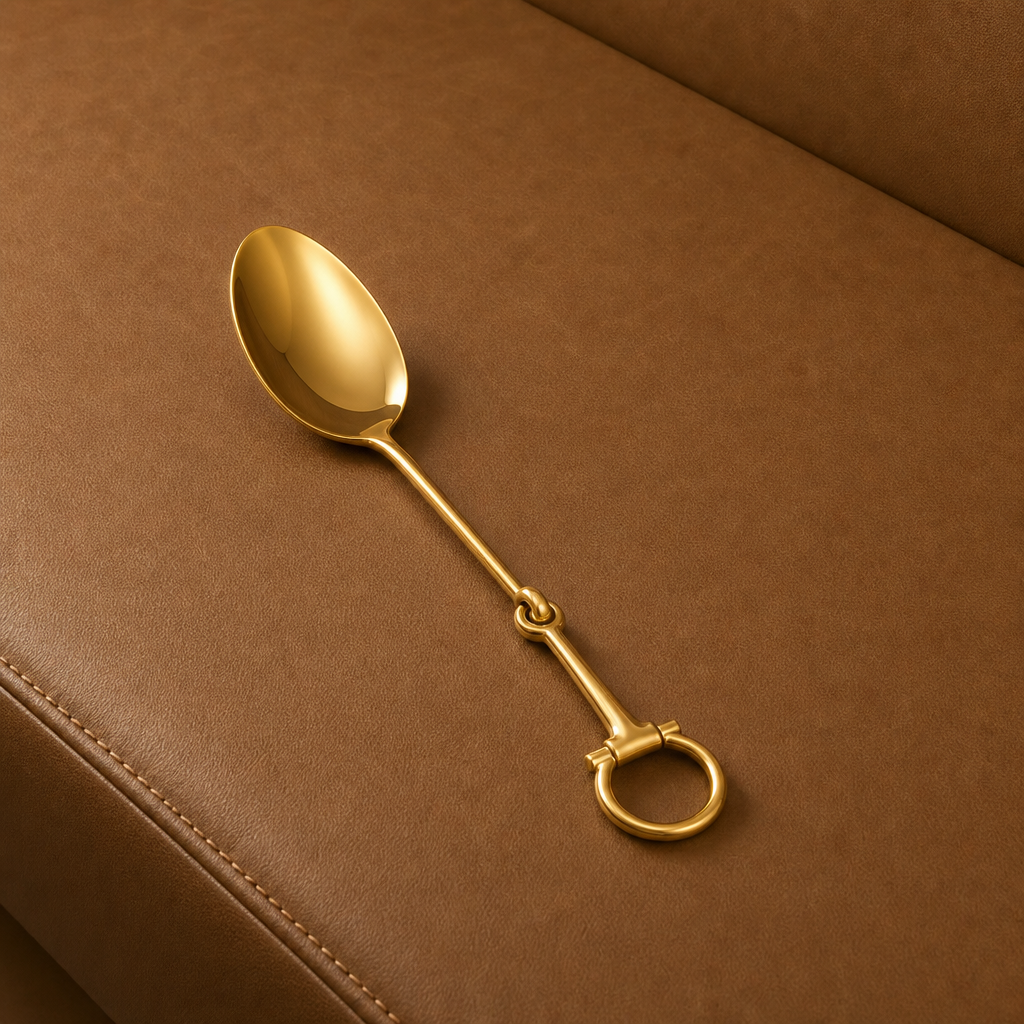 Bit Serving Spoon - Stainless Steel Shiny Gold 3