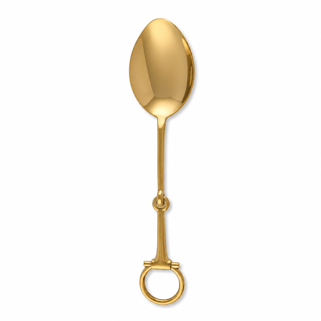 Bit Serving Spoon - Stainless Steel Shiny Gold 8
