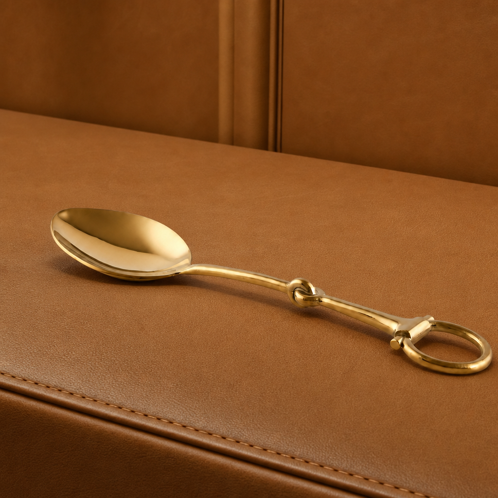 Bit Serving Spoon - Stainless Steel Shiny Gold 4