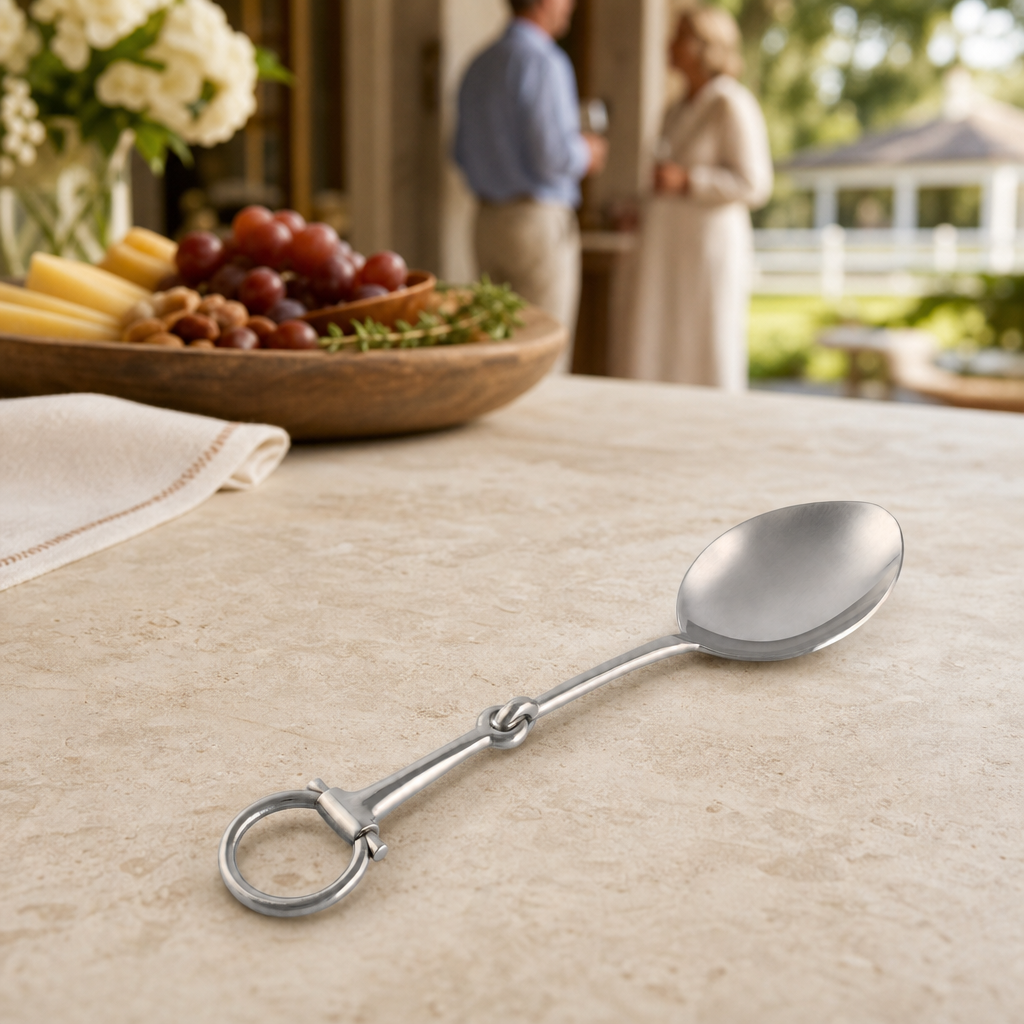 Bit Serving Spoon - Stainless Steel Matt Silver 5