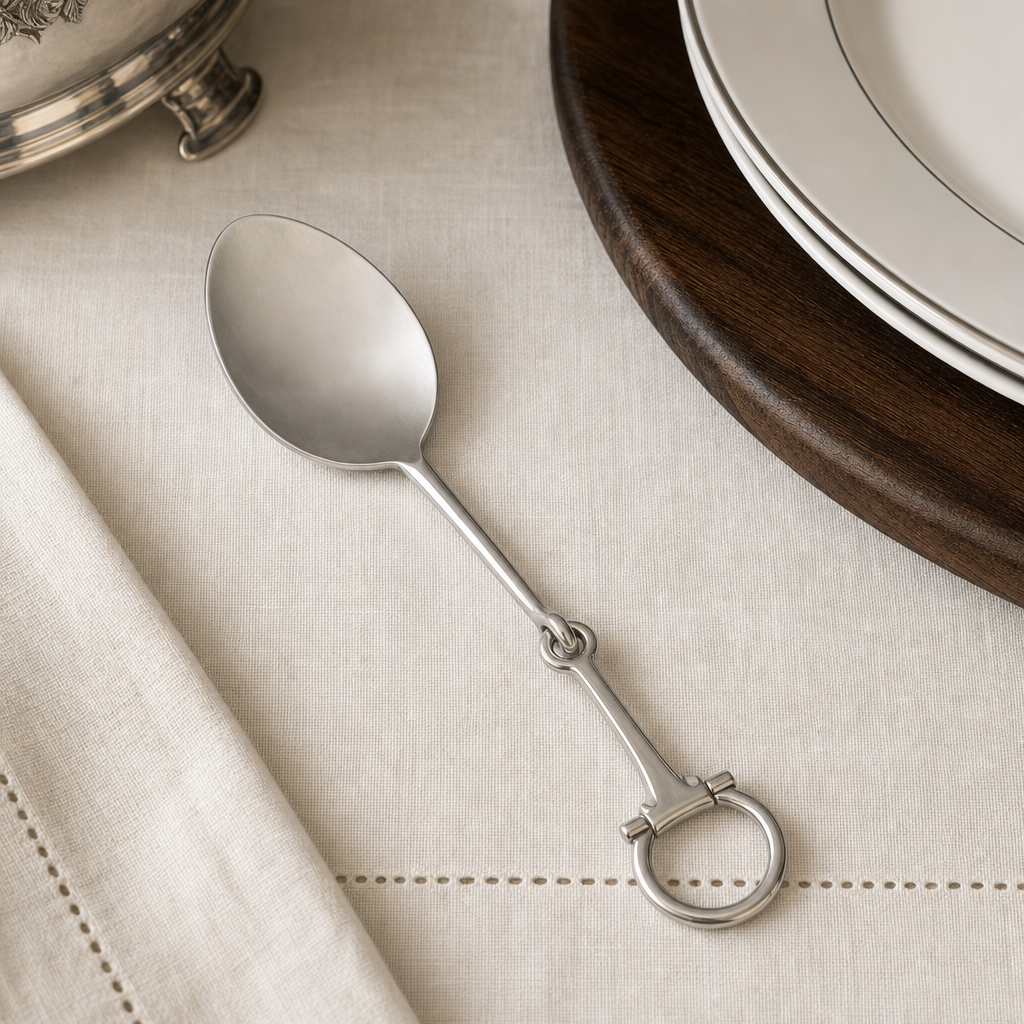 Bit Serving Spoon - Stainless Steel Matt Silver 3