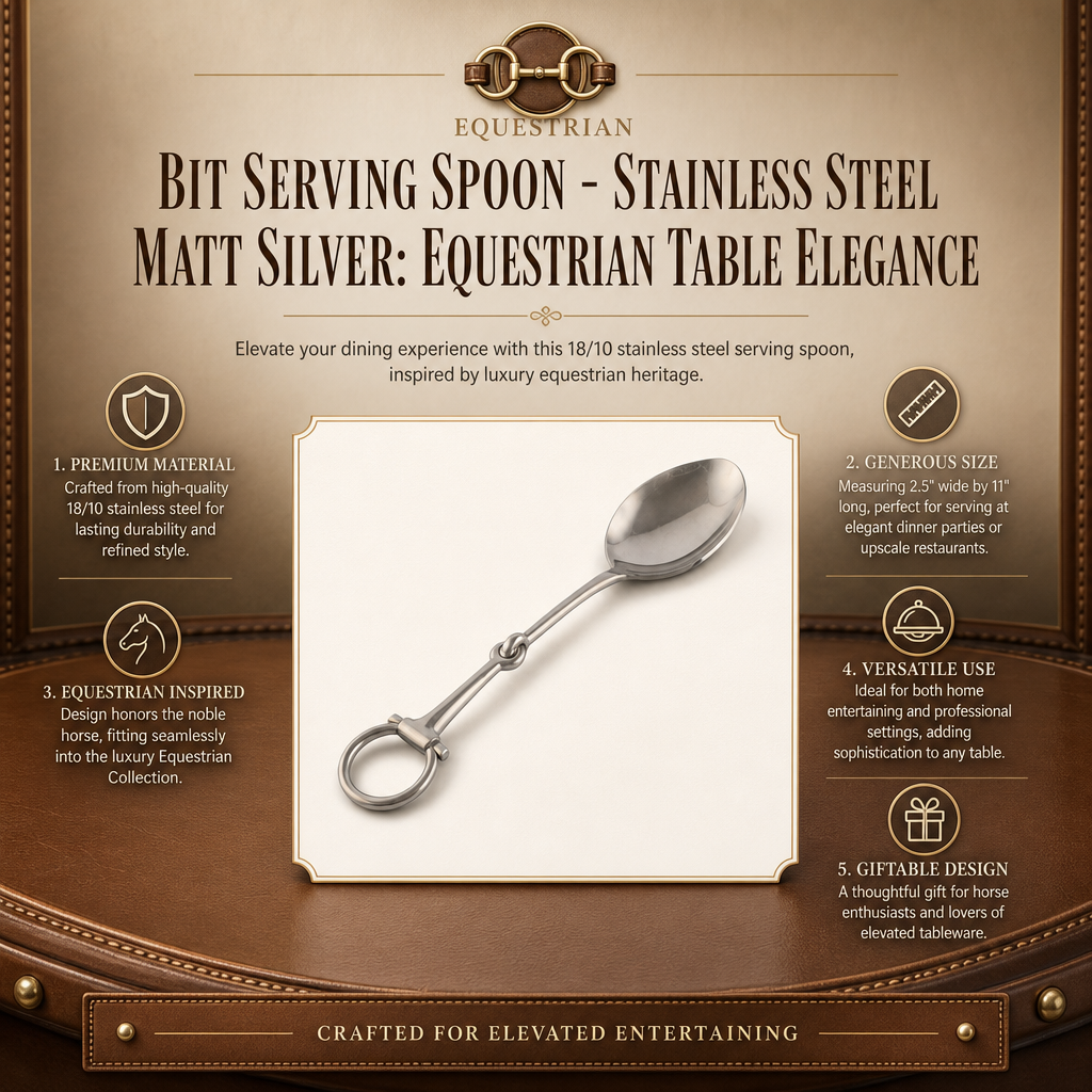 Bit Serving Spoon - Stainless Steel Matt Silver 8