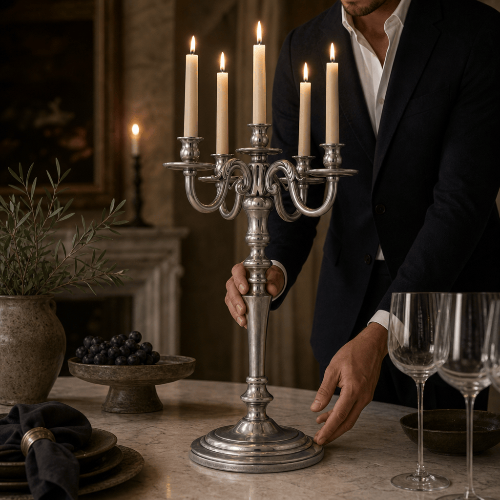 French Candlestick 5 Light Large 3