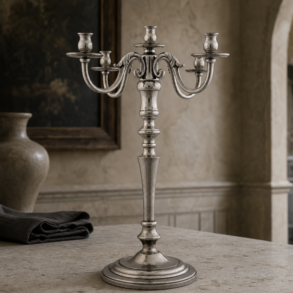 French Candlestick 5 Light Large 1