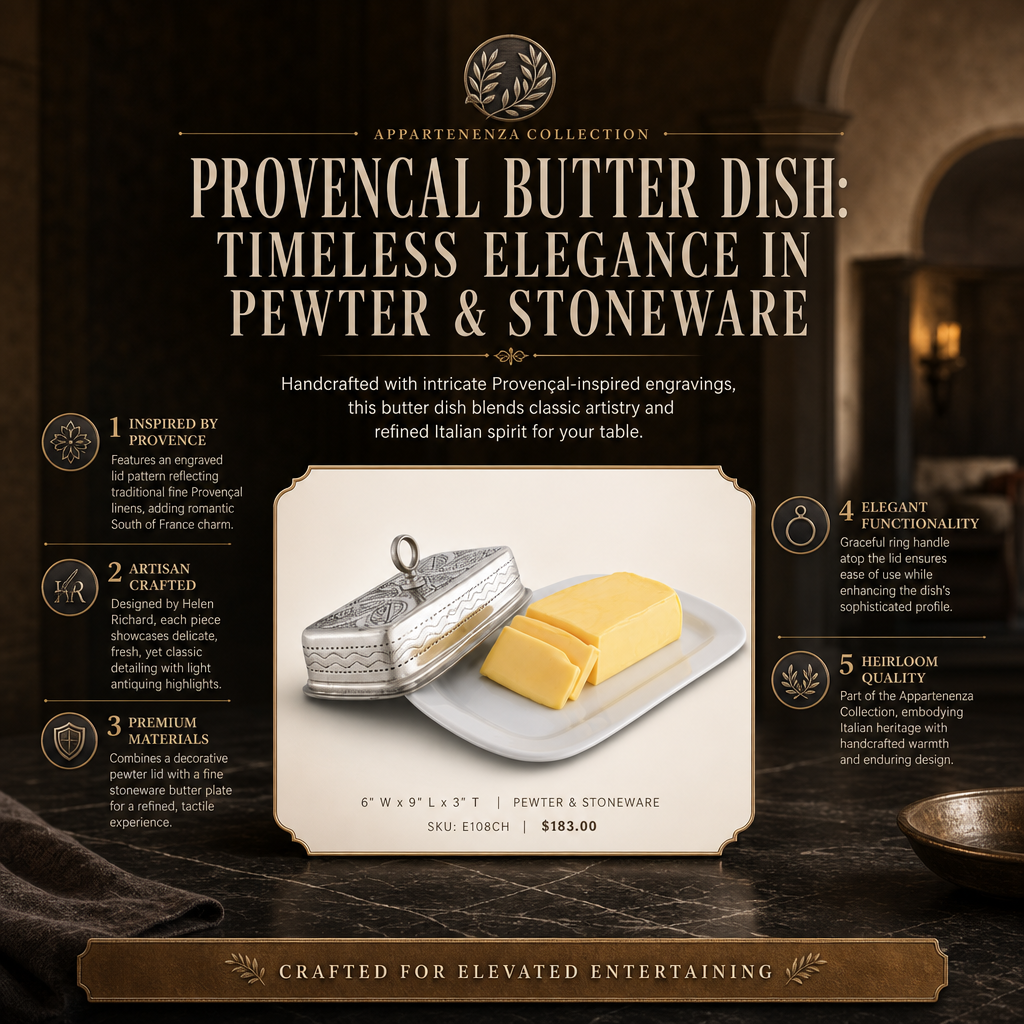 Provencal Butter Dish 12