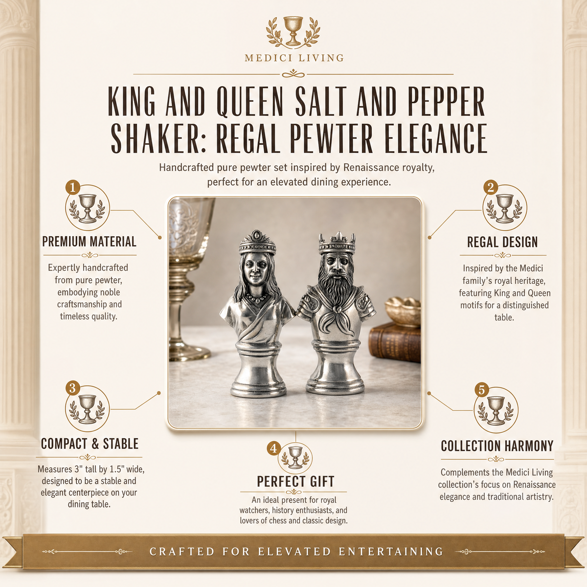King and Queen Salt and Pepper Shaker 10