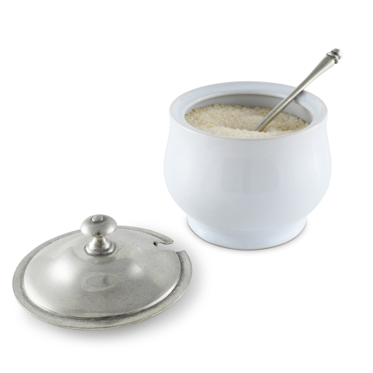 Classic Sugar Bowl and Spoon