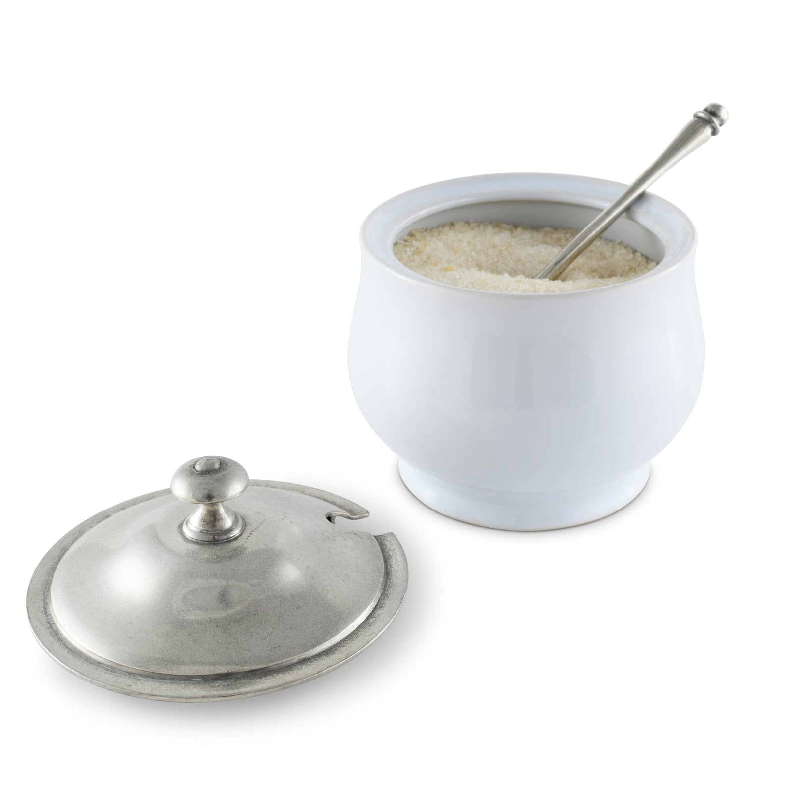 Classic Sugar Bowl and Spoon