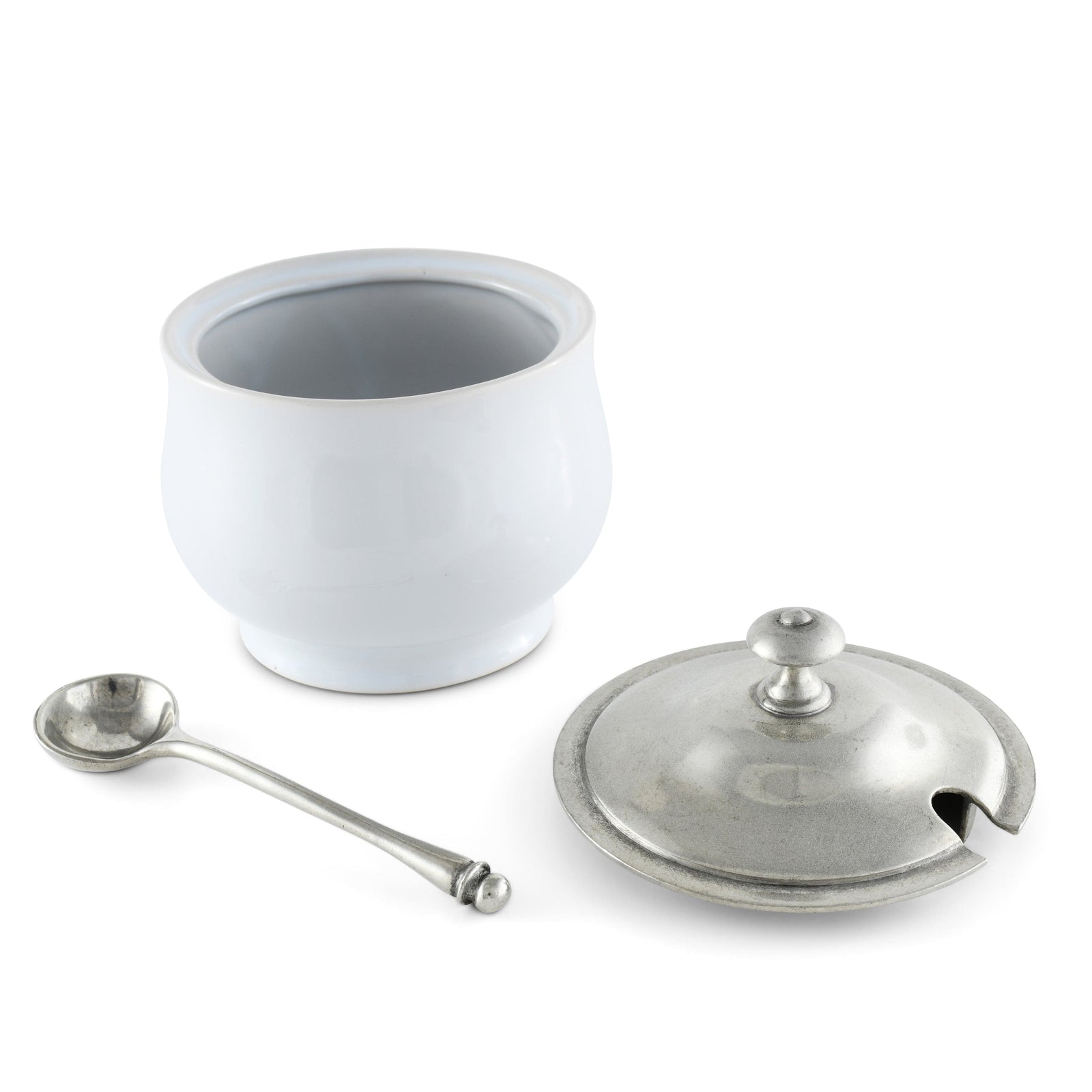 Classic Sugar Bowl and Spoon