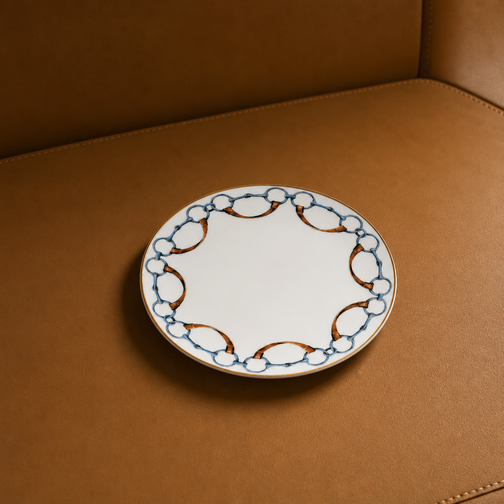 Wellington Bit Pattern Bone China Round Salad Plate 1