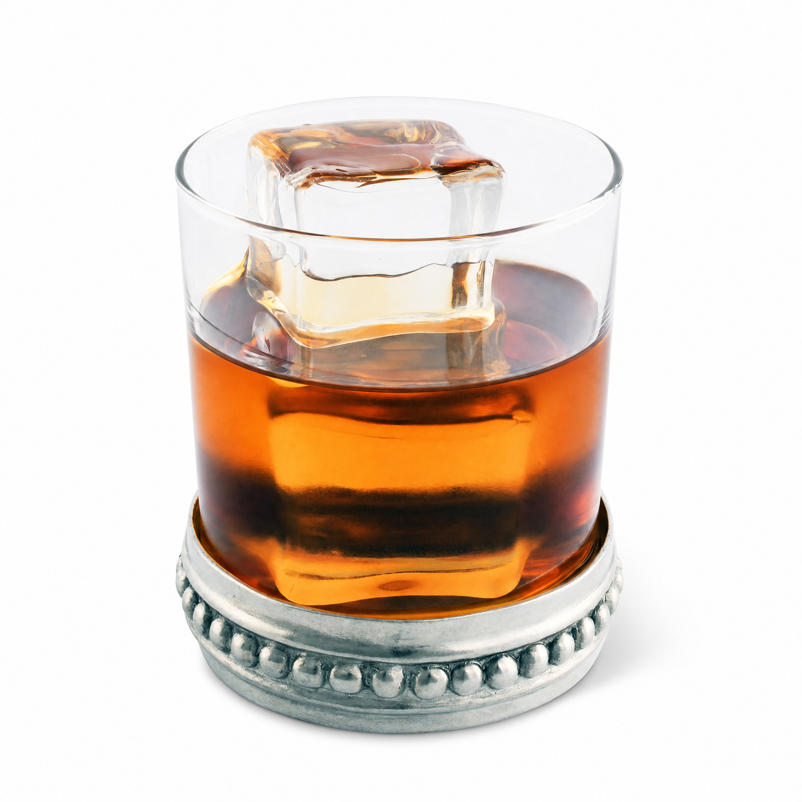 Medici Beading Double Old Fashion Bar Glass 1