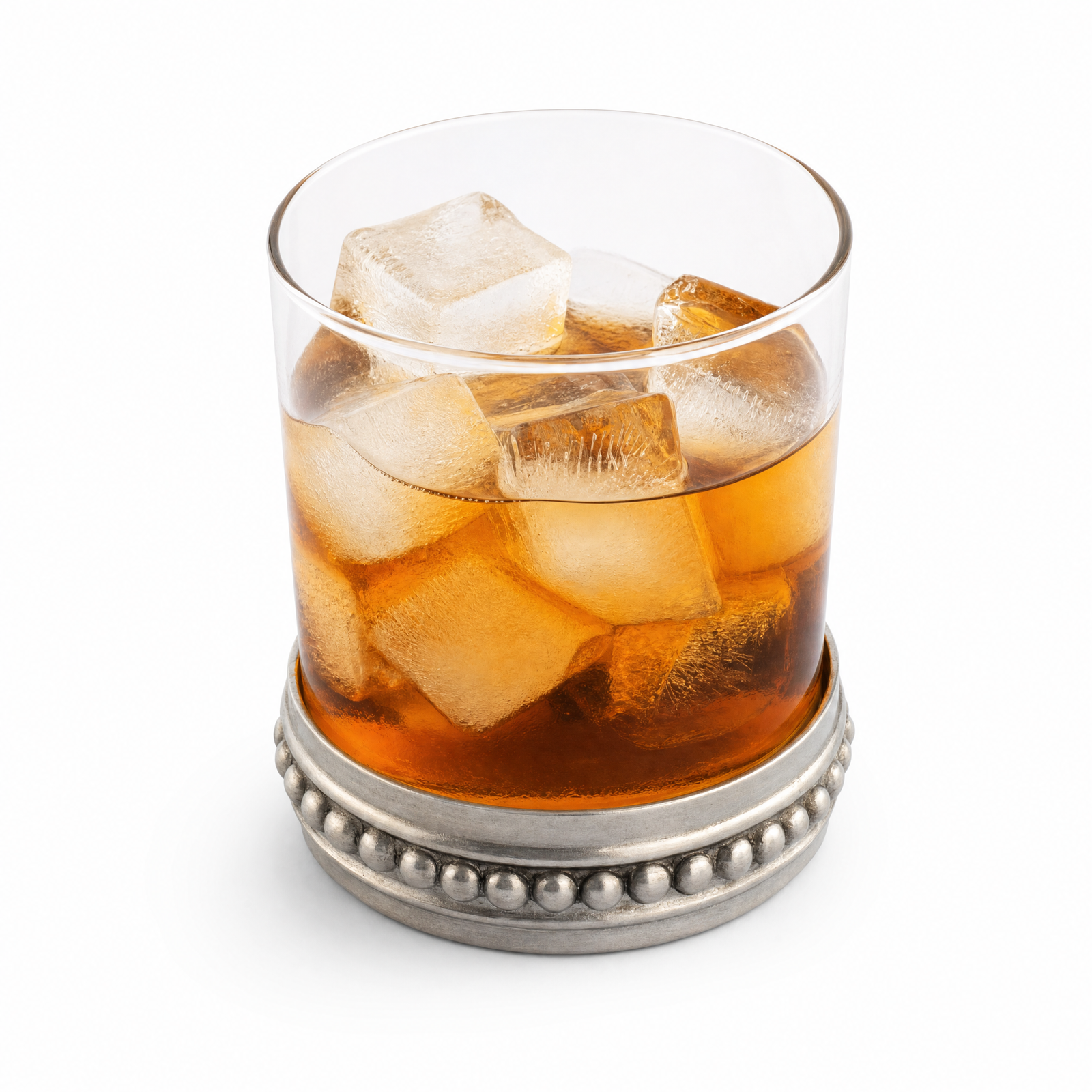 Medici Beading Double Old Fashion Bar Glass 10
