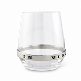In Vino Veritas Stemless Red Wine Glass 1