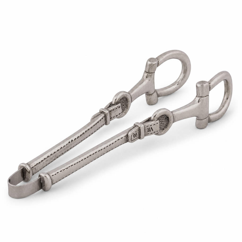 Equestrian Pewter Bit Ice Tong 10