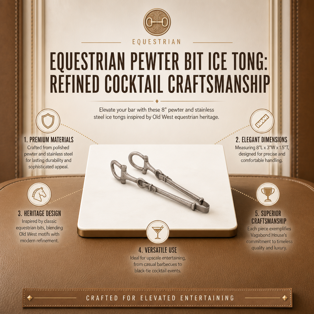 Equestrian Pewter Bit Ice Tong 11