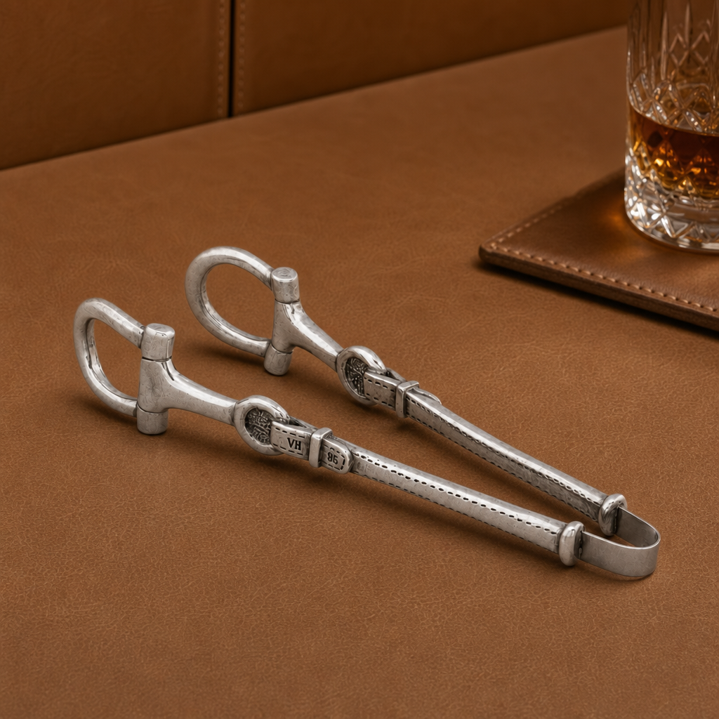 Equestrian Pewter Bit Ice Tong 2