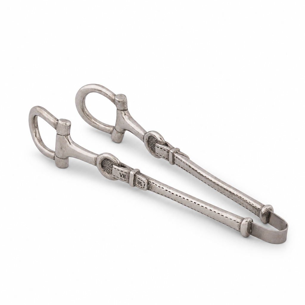 Equestrian Pewter Bit Ice Tong 1