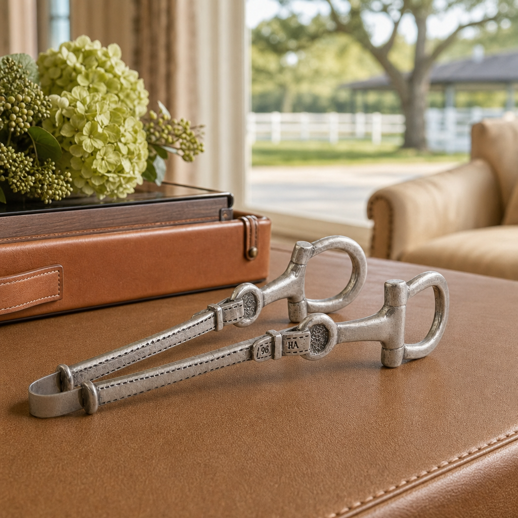 Equestrian Pewter Bit Ice Tong 7