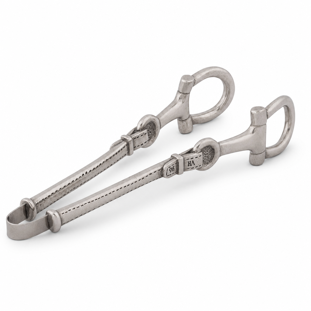 Equestrian Pewter Bit Ice Tong 10