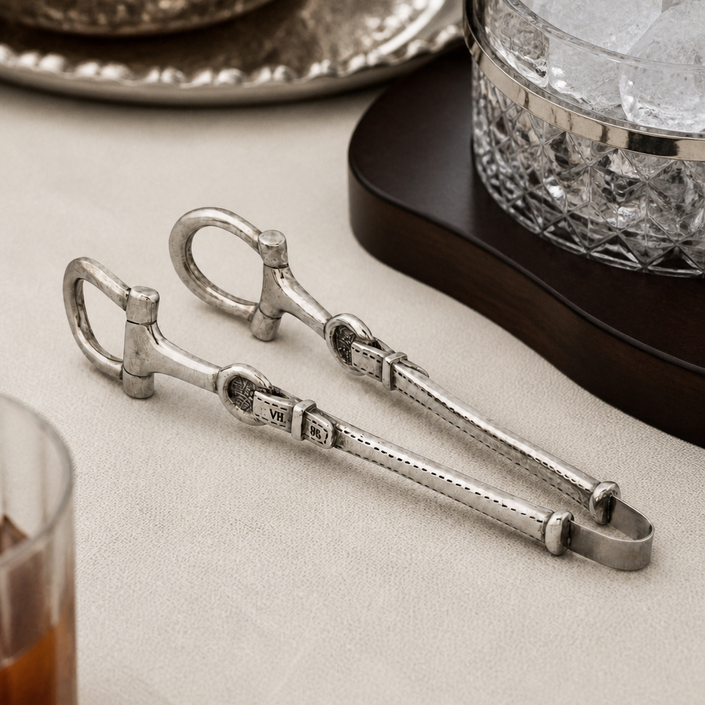 Equestrian Pewter Bit Ice Tong 2