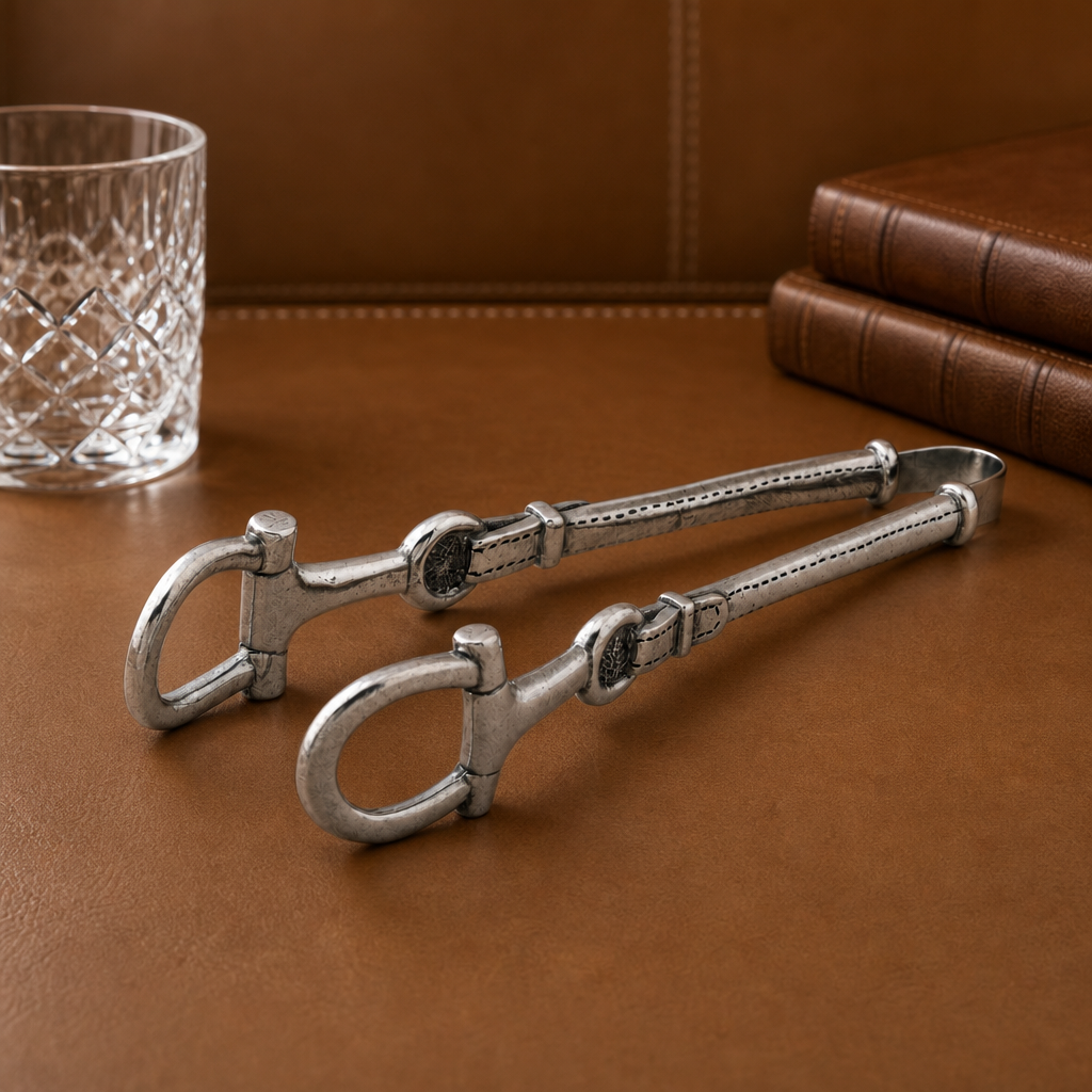 Equestrian Pewter Bit Ice Tong 4