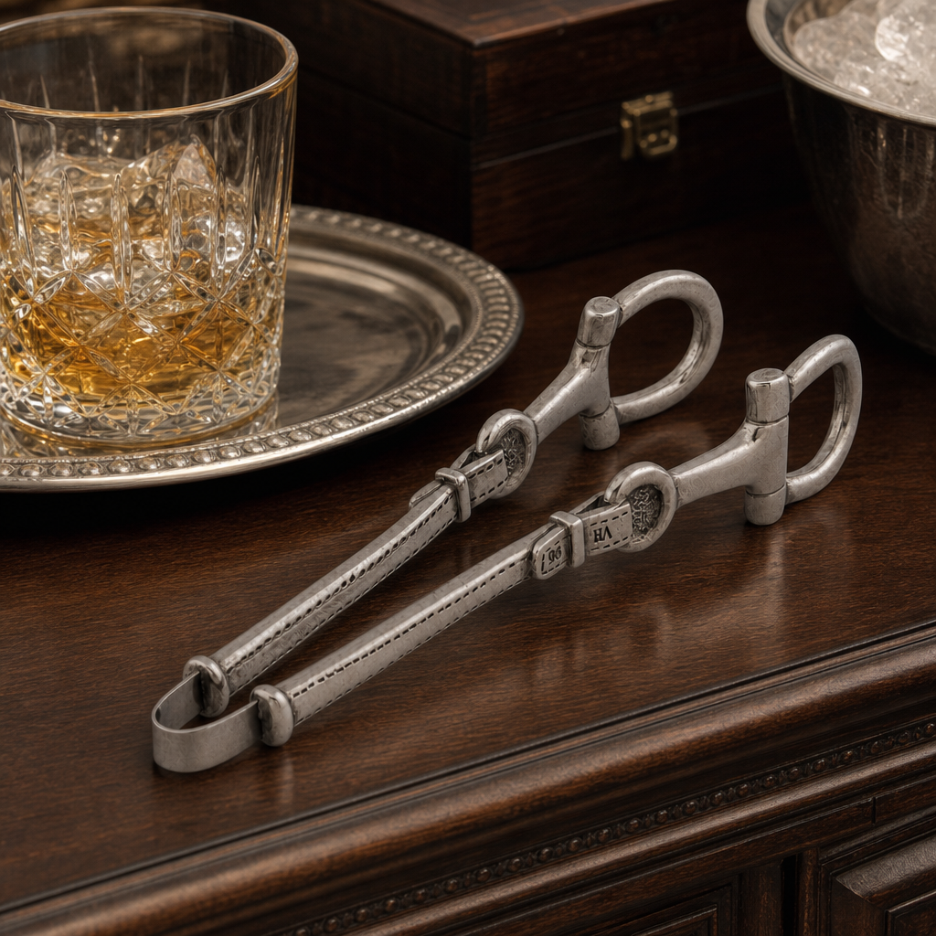 Equestrian Pewter Bit Ice Tong 3