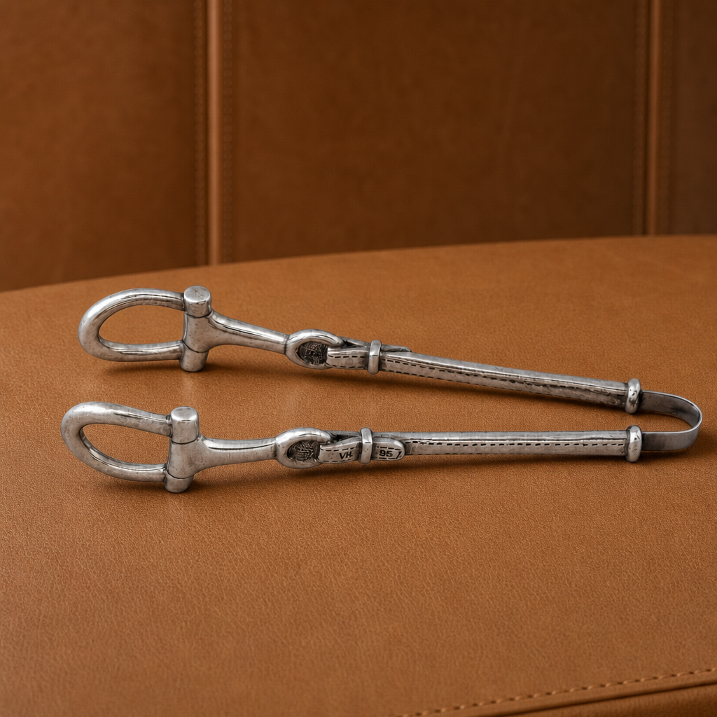 Equestrian Pewter Bit Ice Tong 5