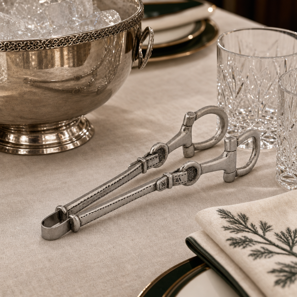 Equestrian Pewter Bit Ice Tong 5