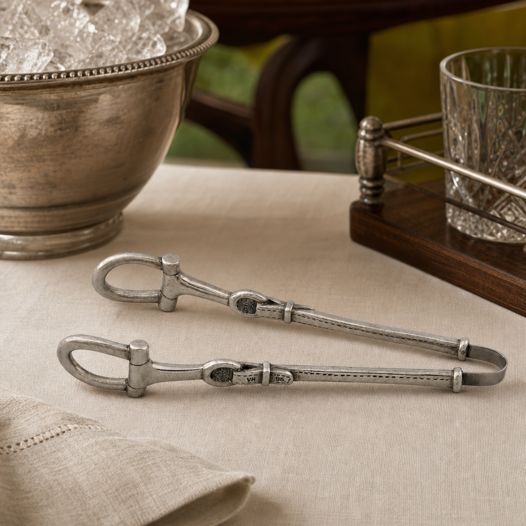 Equestrian Pewter Bit Ice Tong 7