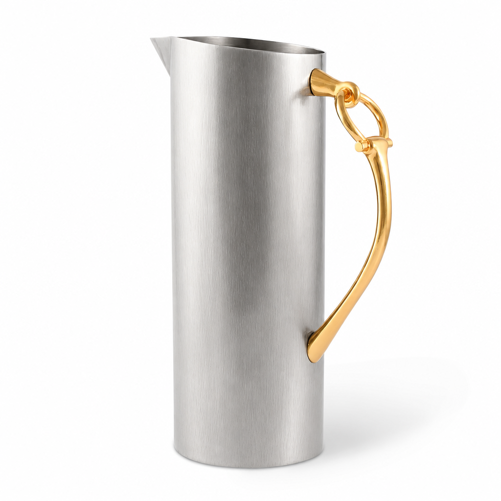 Equestrian Bit Handle Stainless Steel Pitcher 1