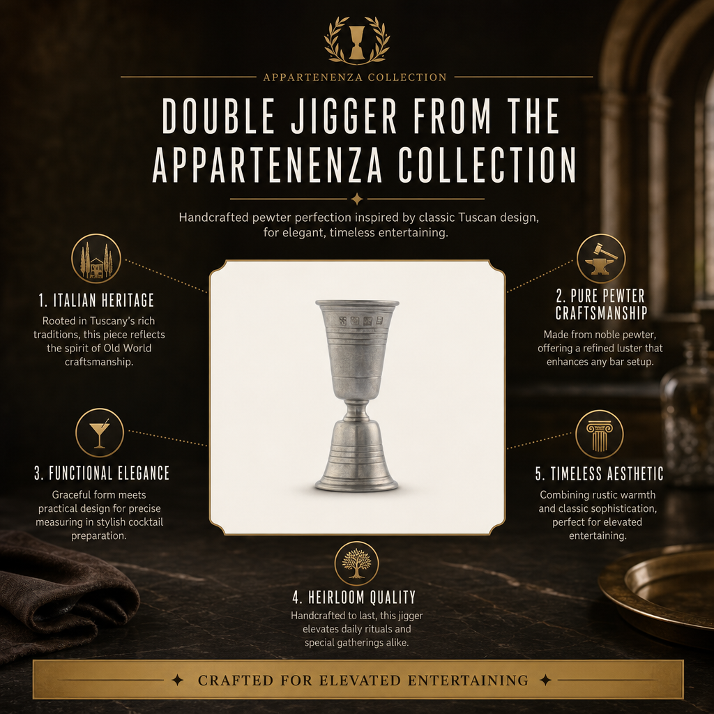 Double Jigger from the Appartenenza Collection