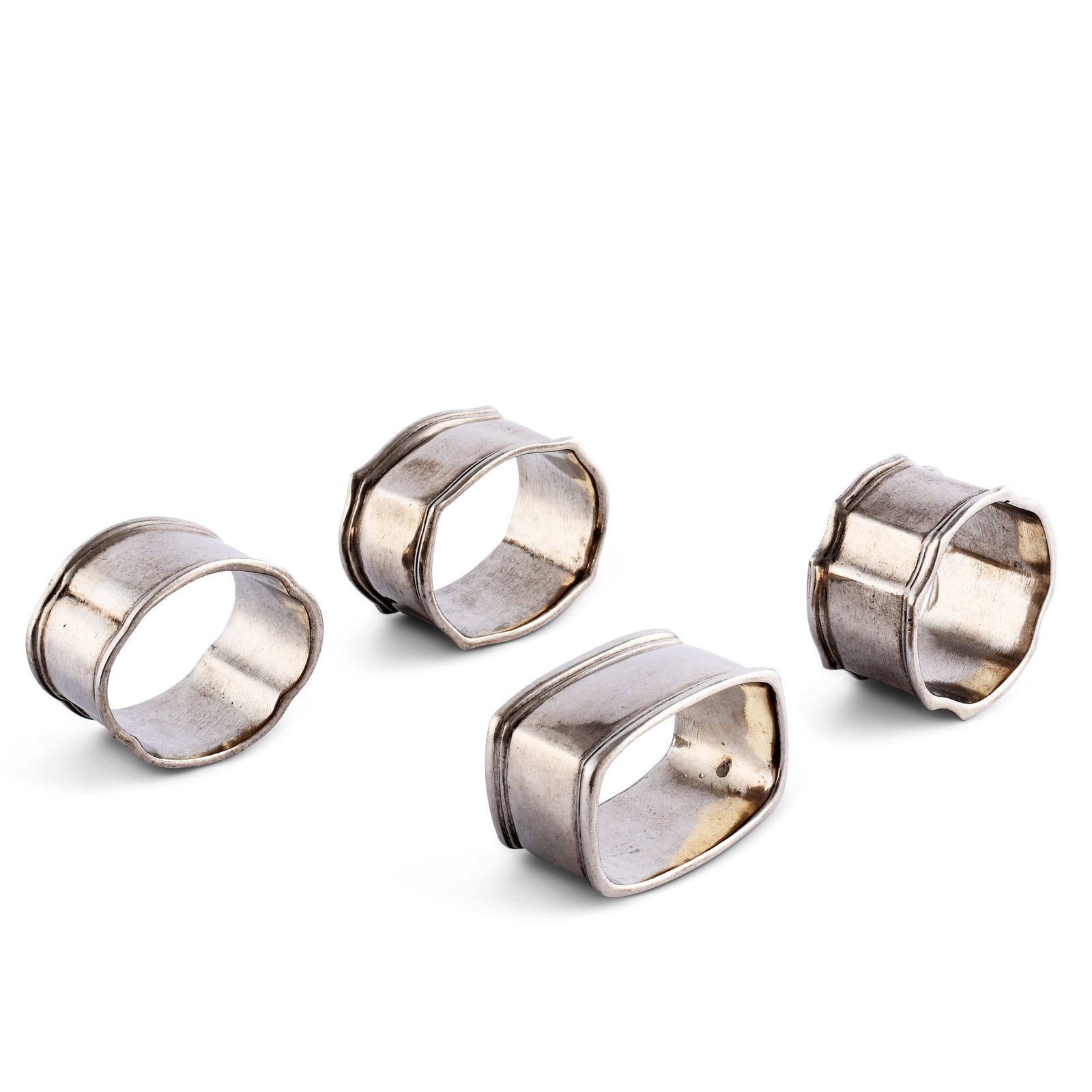 Vagabond House Pewter Classic Napkin Ring Set (4) Product Image