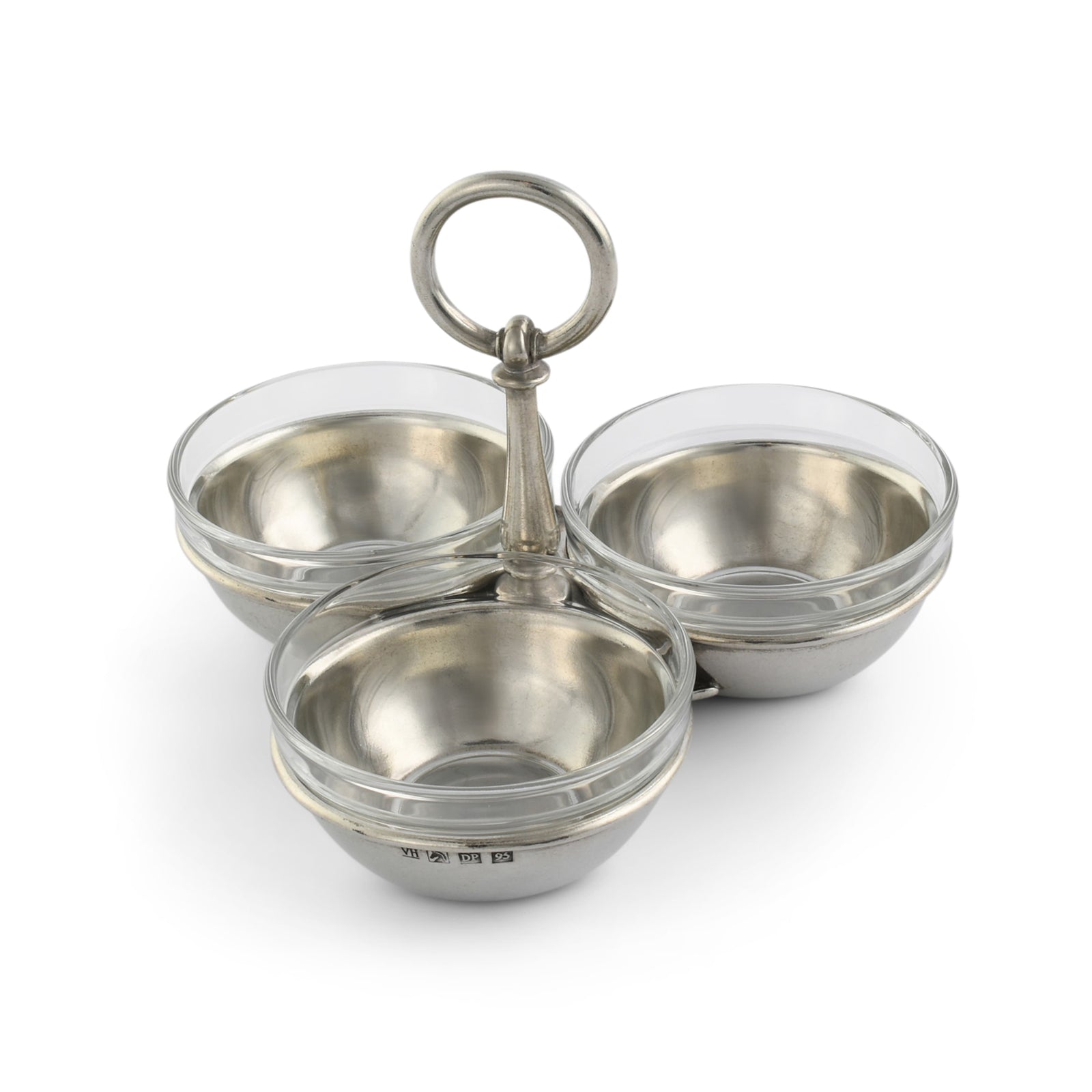 Pewter Condiment Trio