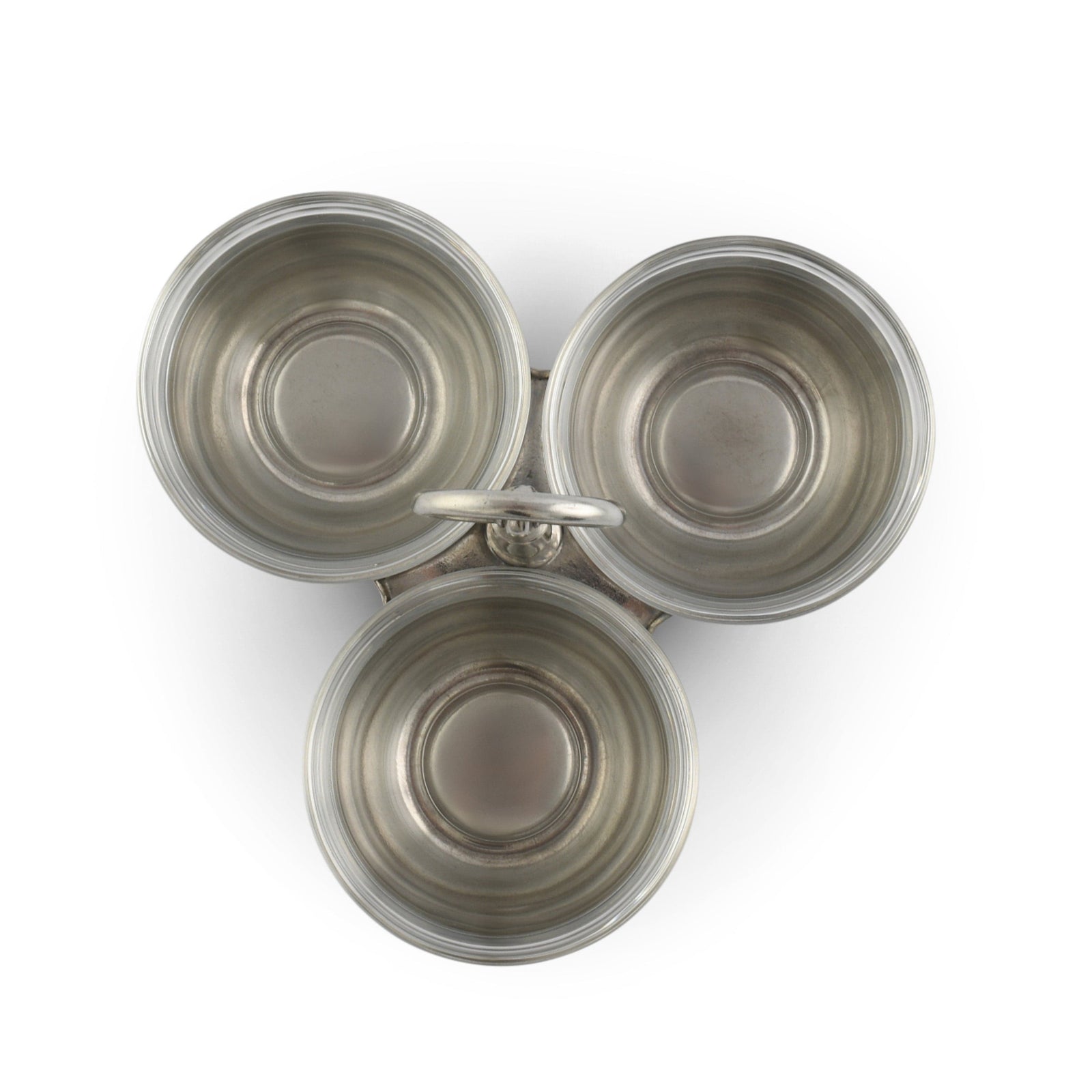 Pewter Condiment Trio