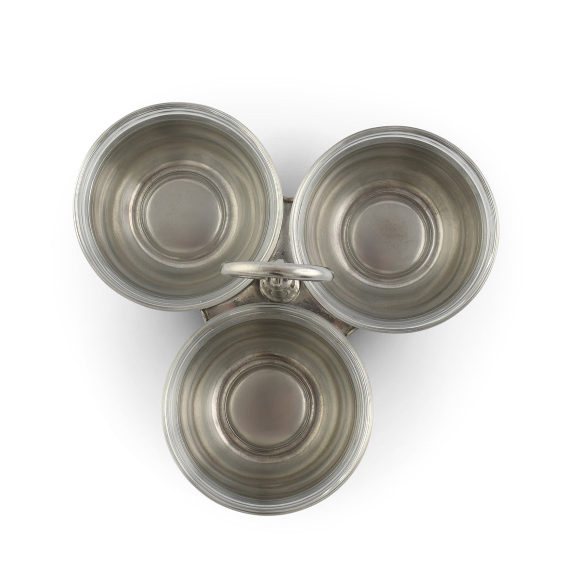 Pewter Condiment Trio