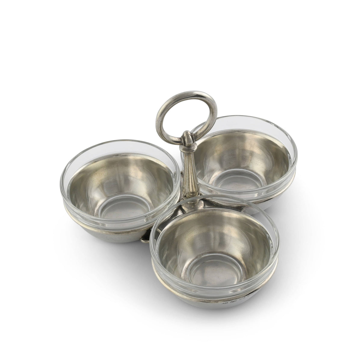 Pewter Condiment Trio